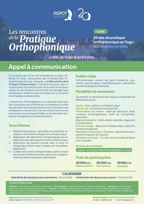Rencontres de la Pratique Orthophonique 2026 — photo 2