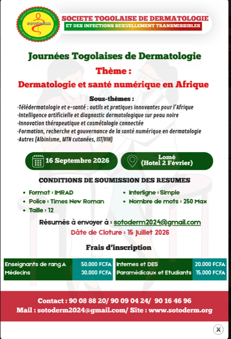 Journées Togolaises de Dermatologie — photo 2